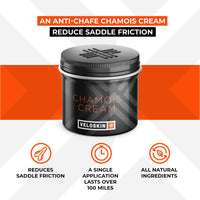VeloSkin Premium Chamois Cream for Cycling | Anti-Chafing with Natural Vegan Ingredients - Made by Cyclists for Men & Women (150ml)