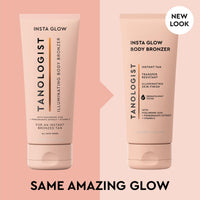 Tanologist Insta Glow Illuminating Instant Body Bronzer, Dermatologist Tested, Buildable Bronze Glow, Light Reflecting Particles, Transfer Proof & Water Resistant, Flawless Finish, 170ml