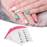 Shanrya Nail Training Mat, Nail Art Practice Sheet 12 Washable Modes for Nail Art Beginners