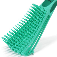 BESTOOL Detangle Hair Brush, Detangling Brush for Black Natural Hair Curly Afro 3/4abc Texture, Curly Hair Brush Faster and Easier Detangle Wet or Dry Hair with No Pain (Green)
