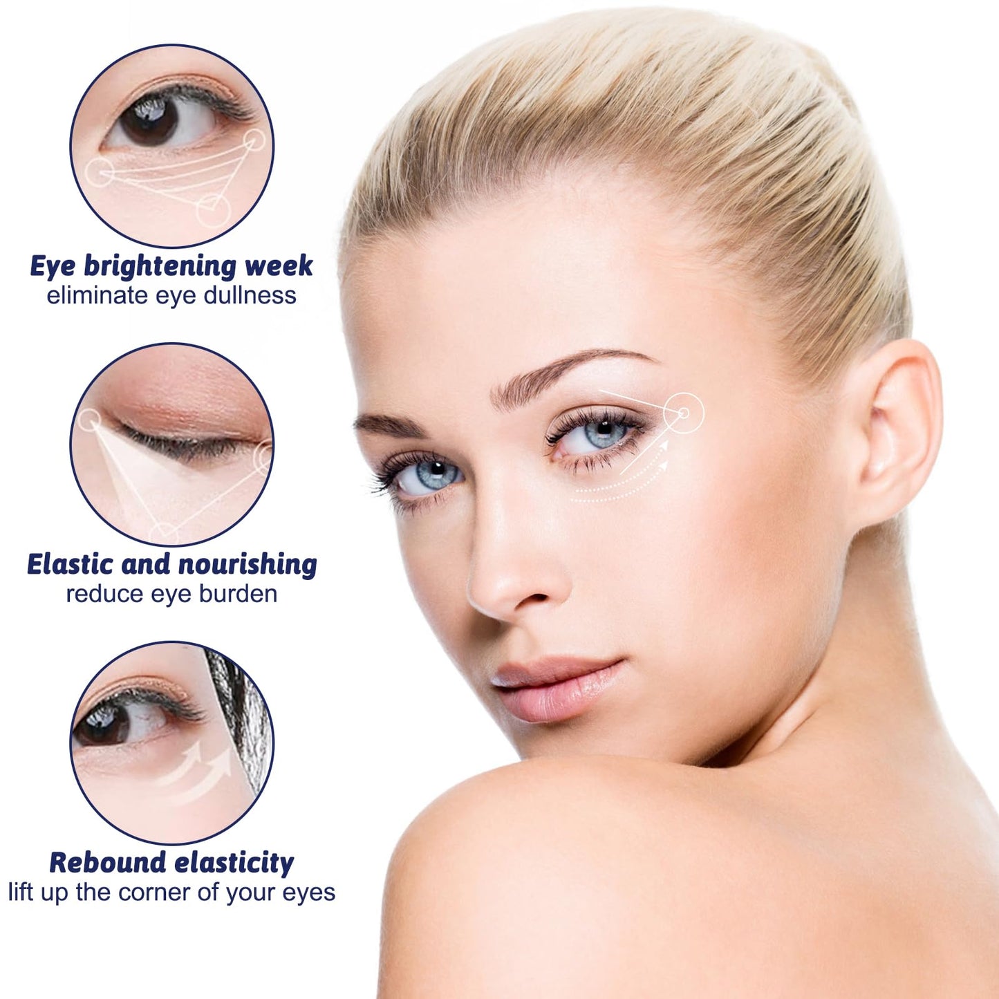 LINXINS Seagrill Serum Anti Wrinkle Essence, Instant Firm Eye Bag Cream, Eye Tightening Cream Instant for Eliminate Wrinkles, Eye bags, Puffiness, and Tightens the Skin Around the Eyes (60ml)