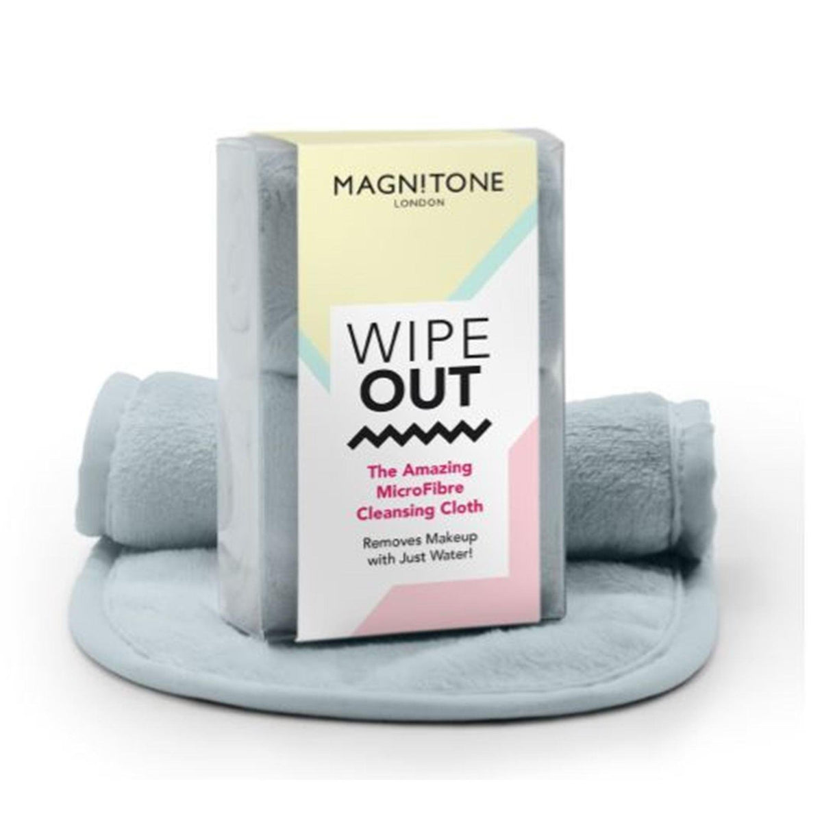 Magnitone Wipe Out Micro Fibre Cleansing Cloth, Grey, Pack of 2
