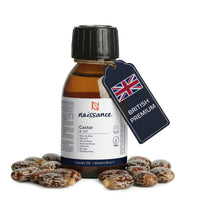 Naissance Castor Oil Cold Pressed (No. 217) - 100ml - for Skin, Hair Growth, Mask, Wrap Kit, Eyelashes, Eyebrows, Beard