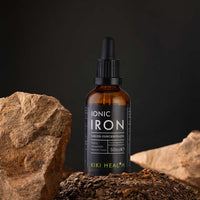 KIKI HEALTH KIKI Health - Ionic Iron Liquid High Concentration Drops - 14mg Iron per Serving - 100% Natural Minerals for Optimal Mineral Balance - 50 millilitres