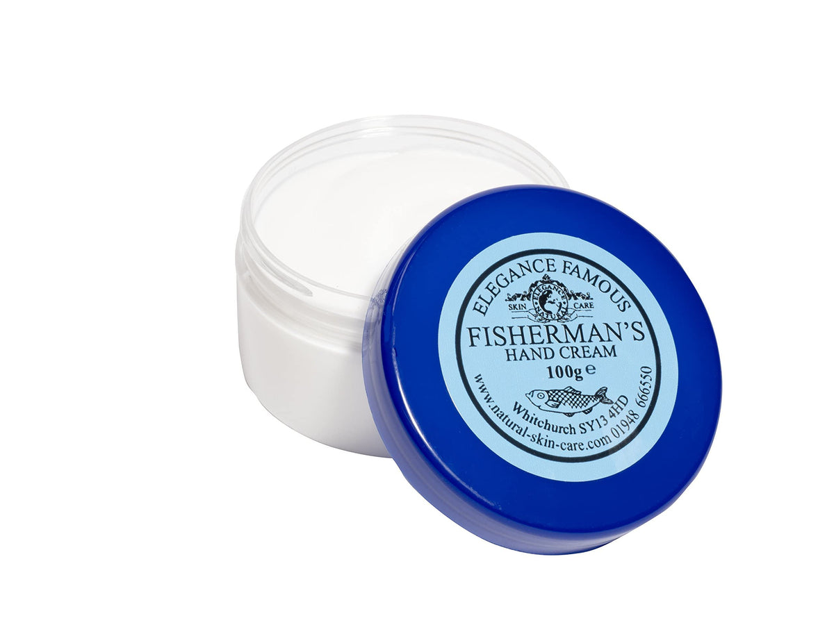 Fishermans Nourishing Hand Cream 100g by Elegance Natural Skin Care Restore and Repair Dry Chapped Outdoor Hands