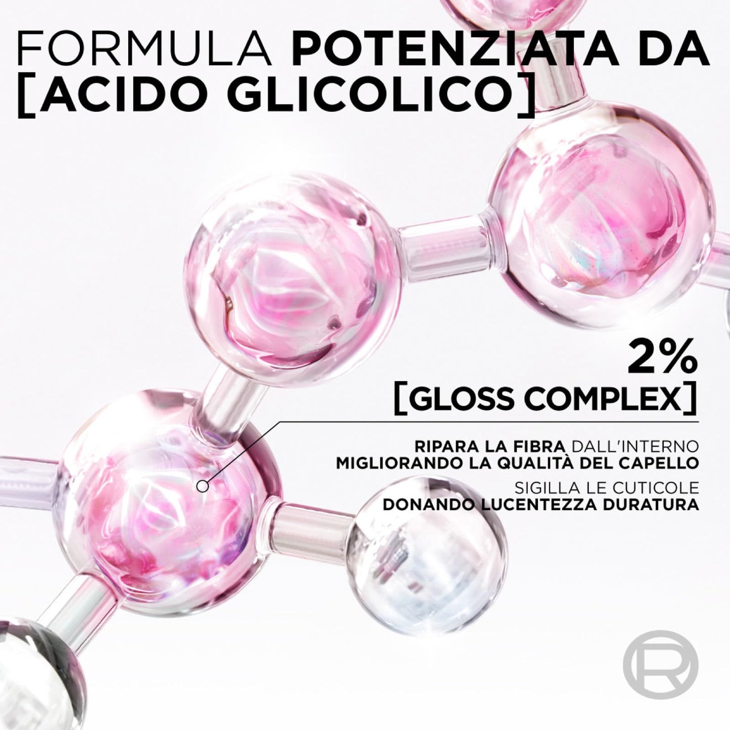 L'OREAL PARIS L'Oréal Paris Elvive Glycolic Gloss Glycolic Acid Hair Set with Conditioner 150ml + 5 Minute Lamination Treatment for Dull and Porous Hair 200ml - 2 Bottles