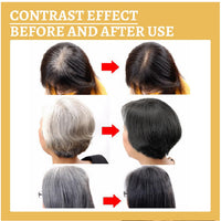Nova9 Ganoderma Nutrient Hair Darkening Serum, Natural Anti-Greying, Thicker, Longer Hair-Growth, Unscented Unisex, 30ml