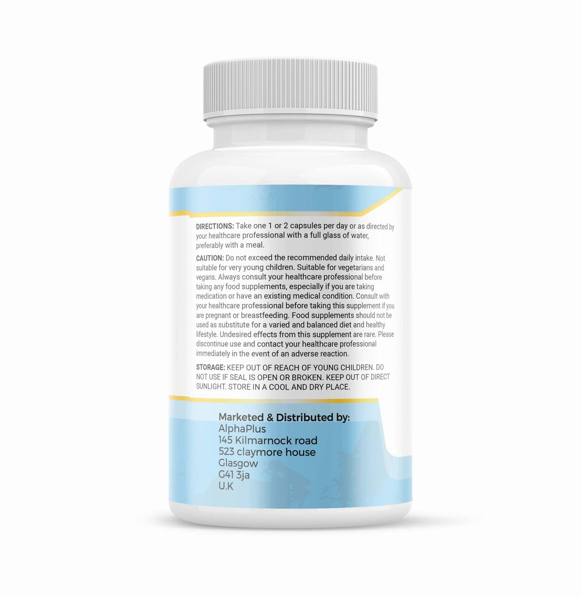 Bio White Glutathione Supplement - Natural Skin Whitening Anti-Aging Benefits and Improves Immunity, L-Glutathione Pills for Men & Women - Pure Antioxidant, 60 Capsules (1000mg)