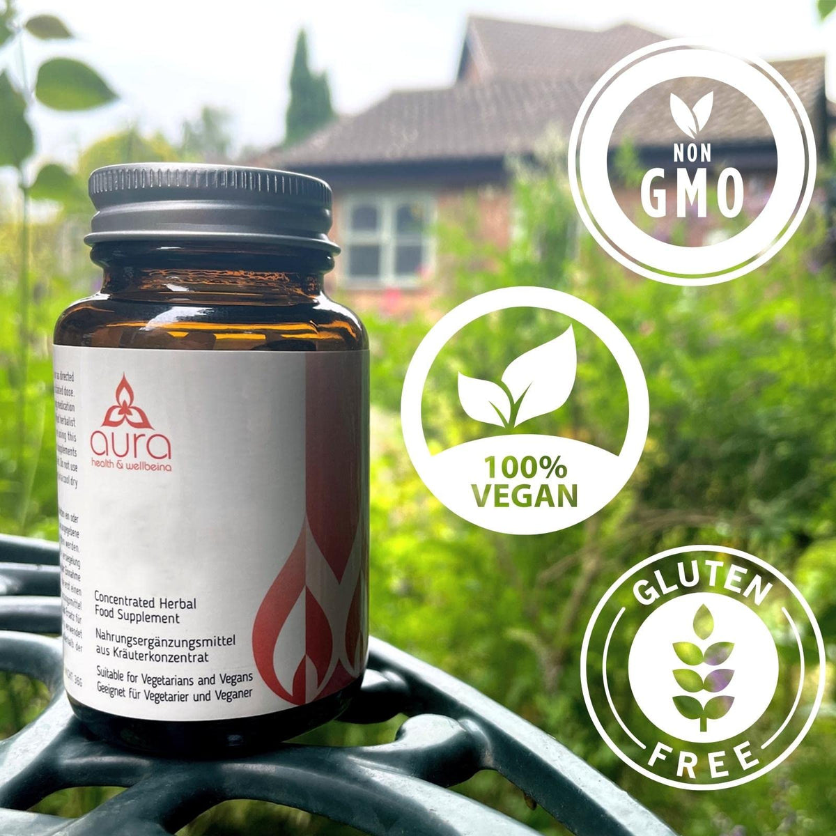 aura Ba Zhen Tang 八珍汤: Eight Treasures Formula, 5:1 Concentration Ratio, 4-9x More Concentrated Than Other Brands, Vegan Friendly, Gluten-Free, Non-GMO, Authentic Natural Herbs, 60 Tablets
