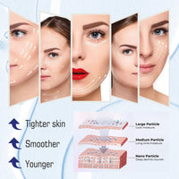 3Pcs Hyaluronic Acid Serum for Face with Vitamin E, Hyaluronic Acid Serum forAging, Hyaluronic Acid Moisturizer, Wrinkle Filler, Anti Aging Hydrating Serum for Erasing Fine Lines and Wrinkles
