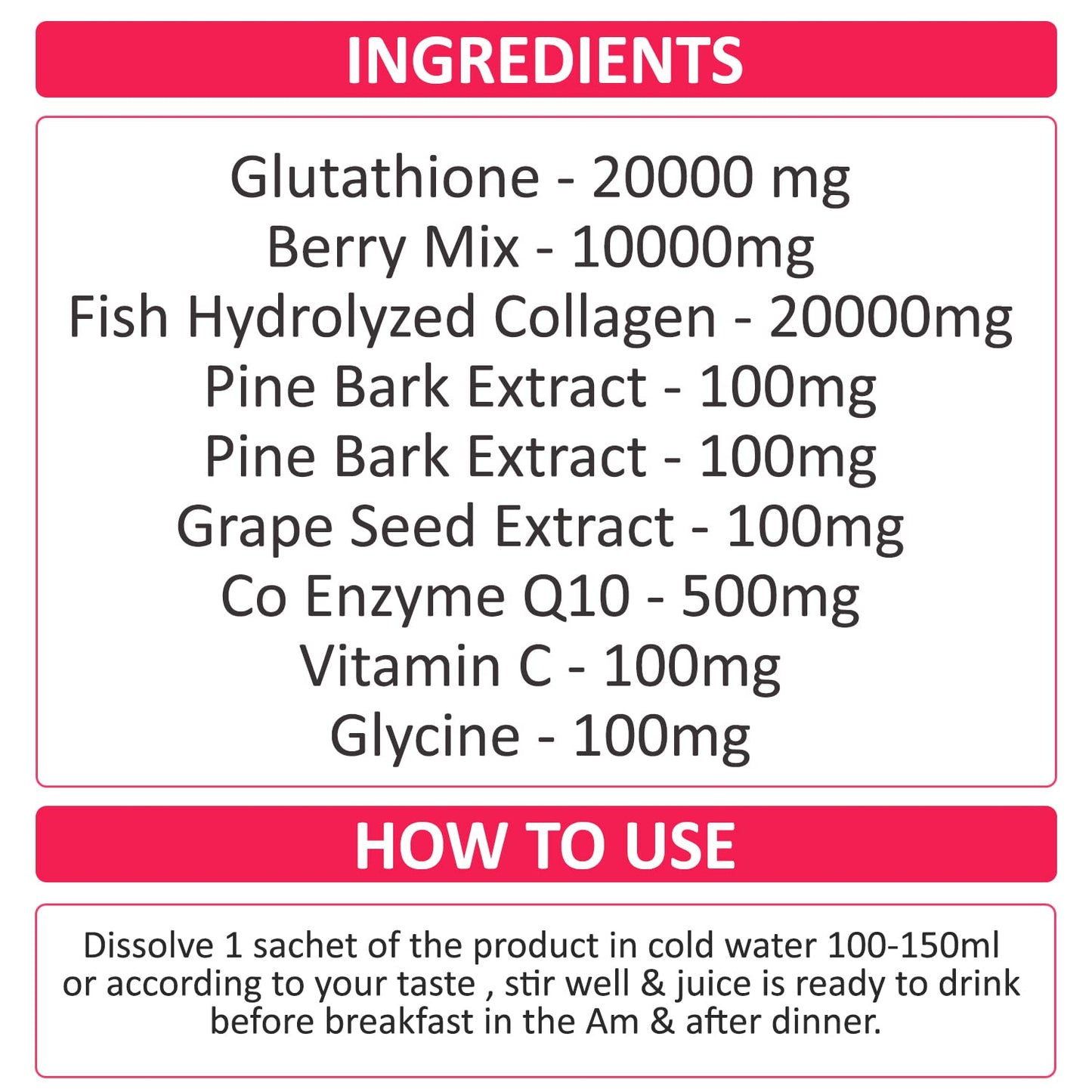 Alizée Spa Gluta Berry 200000Mg Glutathione & Collagen Drink Anti Aging 10 Sachets Fast Actions Marine Collagen Skin Nourishment Skin Dark Spot & Anti-Acne (Pack of 1)