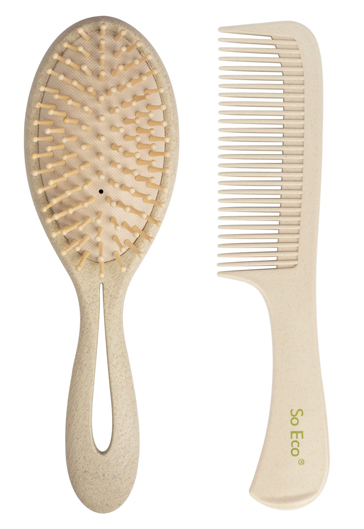 So Eco Biodegradable Gentle Detangling Hair Set, Beige, 2 Count
