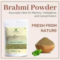 SAMYAM Brahmi Powder (Bacopa monnieri) - 500g Pack | for Memory, Intelligence and Concentration