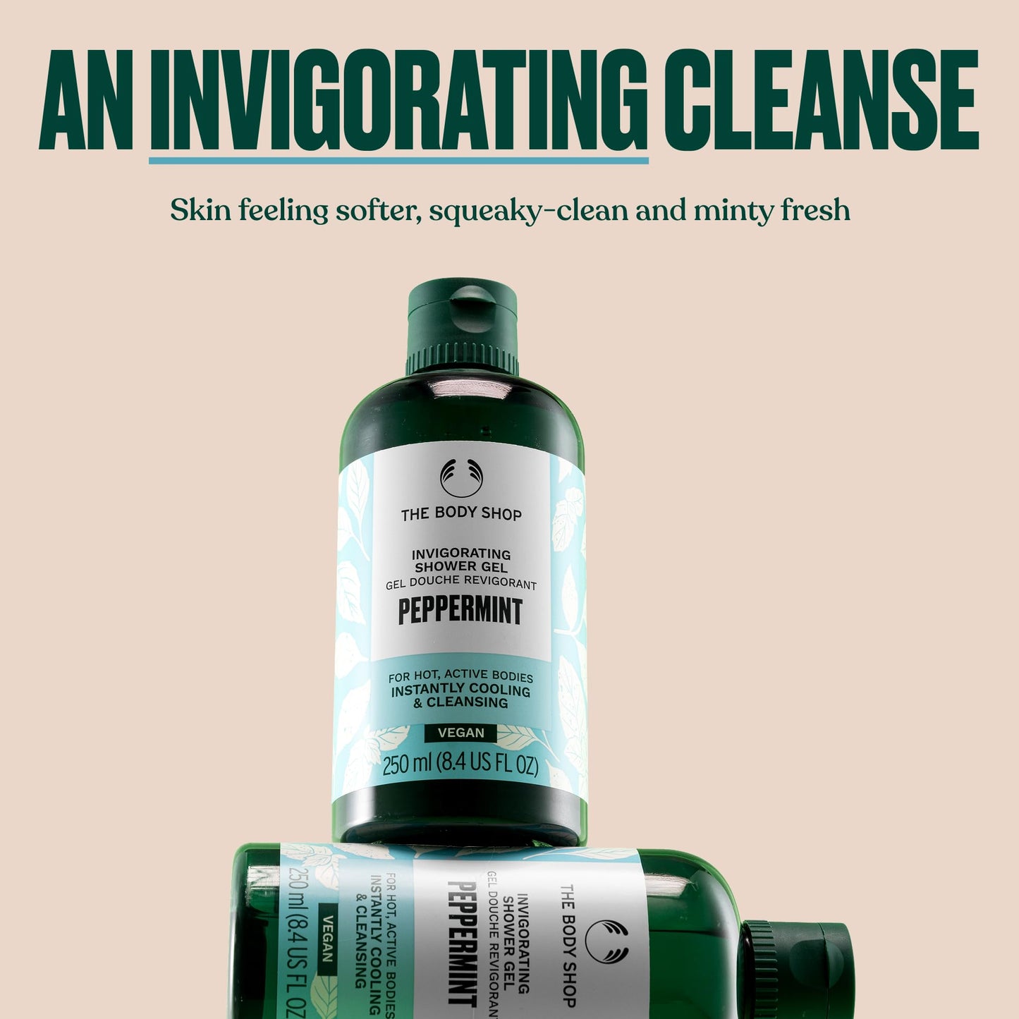 The Body Shop Peppermint Invigorating Cooling Shower Gel - 250 ml (8.4 US fl oz)