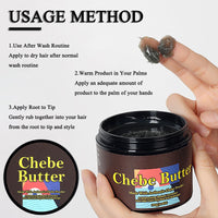 Maggikey Chebe Hair Butter With Chebe Powder, Castor Oil, Shea Butter - Helps With Split Ends, Nourishing Afro Hair Oil For All Hair Types