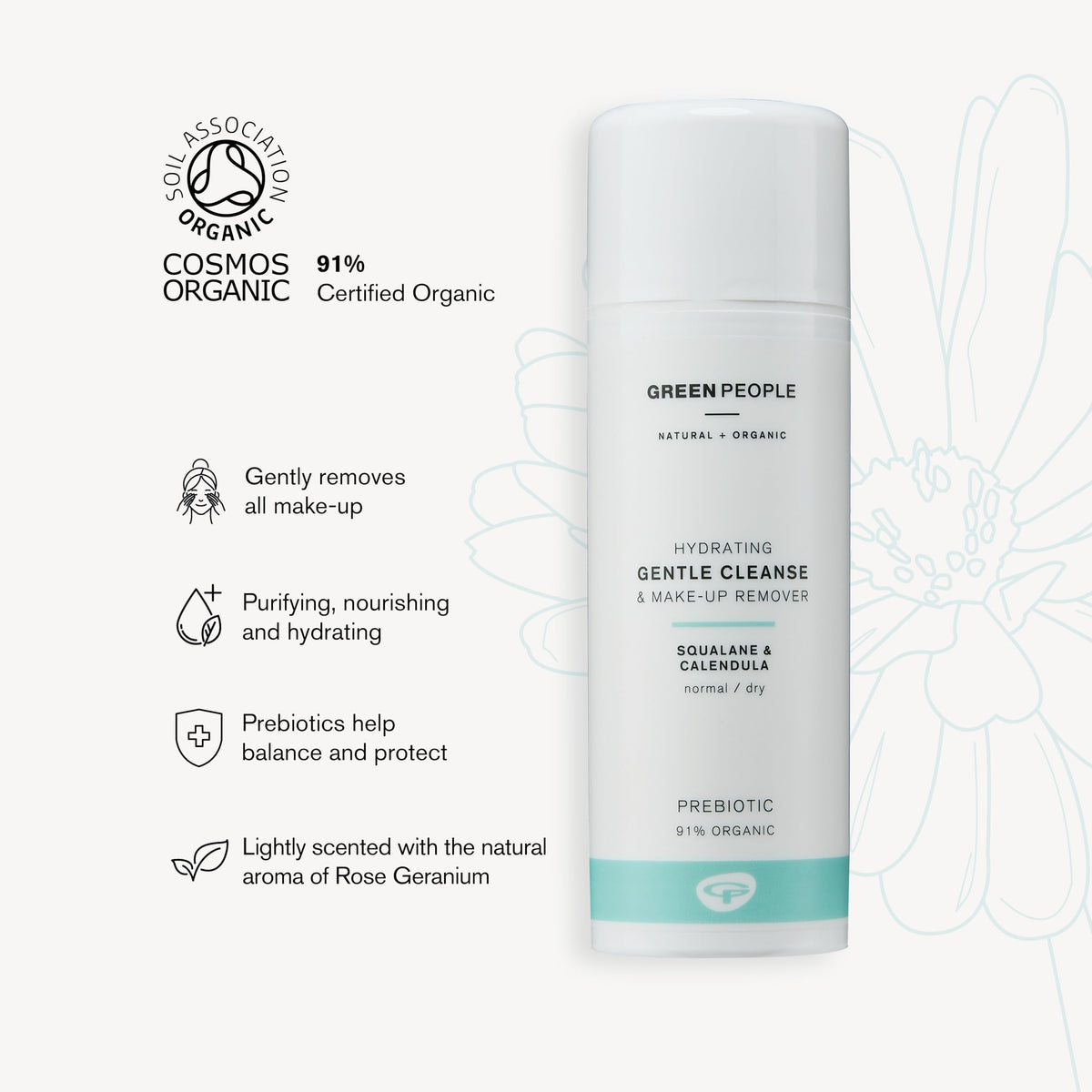 Green People Gentle Cleanse & Make Up Remover, 150ml