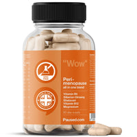 Paused Peri-Menopause Botanical Blend - 60 Plant-Based Capsules | Red Clover, Sage, & Shatavari Blend for Women