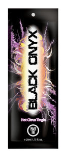 Power Tan Black Onyx Sunbed Tanning Accelerator 20ml Tube – Fast Dark Tan Lotion with Aloe Vera, Vitamin E, Chamomile, Tingle Complex & Hydrating Citrus Scent