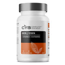 CYB Complete your Body CYB High-Strength Iron Complex – 180 Tablets - Chelated Iron 14mg (as Gluconate) (100% NRV) Plus Folic Acid, Vitamins B12, B6 and C - Formation of Red Blood Cells, Reduction of Tiredness and Fatigue