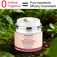 SEFUSON Retinol Moisturizer Cream,For Face&Eye Area Anti Aging Wrinkles & Acne & Fine Lines,with Vitamin E&Hyaluronic Acid & Jojoba Oil.Best Night&Day Facial Cream.With 2.5% Active Retinol (50Milliliter)