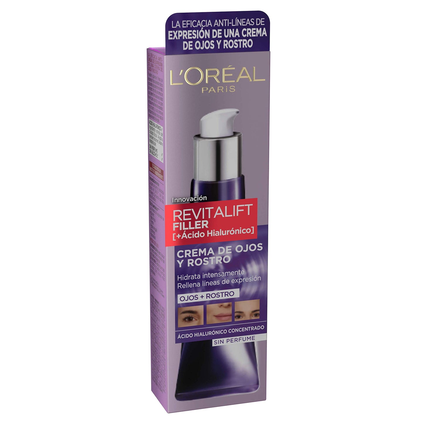 L'Oréal Paris REVITALIFT FILLER ácido hialurónico crema ojos 30 ml