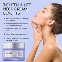 SEMECOMER Neck Firming Cream & Tighten and Lift Neck Cream – Tighten, Lift & Repair Crepey Skin, Anti-Aging Formula for Smooth Necks, Chest & Collarbone, 50ml