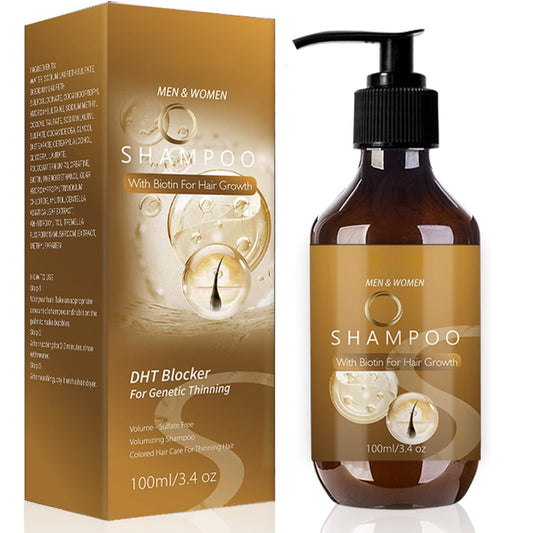 Fashion Base Biotin Shampoo for Hair Growth - Biotin Hair Growth Shampoo for Thinning Hair for Women & Men - Hair Growth Shampoo for Damaged Weak and Thin Hair - 100ml