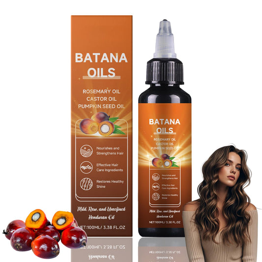 HERBENJOY Batana Oil For Hair Growth,Moisturizes Scalp & Hair Oil,Nourishing & Volumizing Hair GrowthOil,Pumpkin SeedOil For Hair Strengthening And Scalp Care,4-In-1 ScalpOil Veganic Wild HairGrowthOil