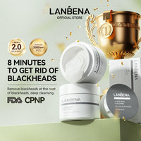 LANBENA Blackhead Remover Mask, Nose Plants Pore Strips Facial Cleanser, Peel off Mask Deep Cleansing for All Skin Types, 60 Pieces