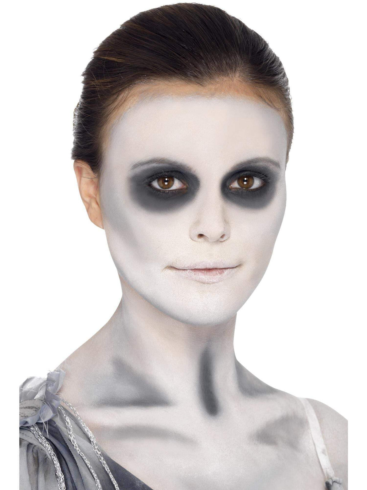 Smiffys Make-Up FX, Ghost Ship Kit, Grease, Black 6 Colour Palette, Cream & Crayon & Applicators, Cosmetics and Disguises Fancy Dress, Cosmetic Dress Up Cosmetics & Disguises.