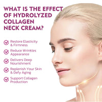 gcdat Neck Collagen Cream, Collagen Firming Lifting Neck Cream, Face & Neck Collagen Cream, Tightening Neck Anti-Wrinkle Collagen Cream With Firming Roller