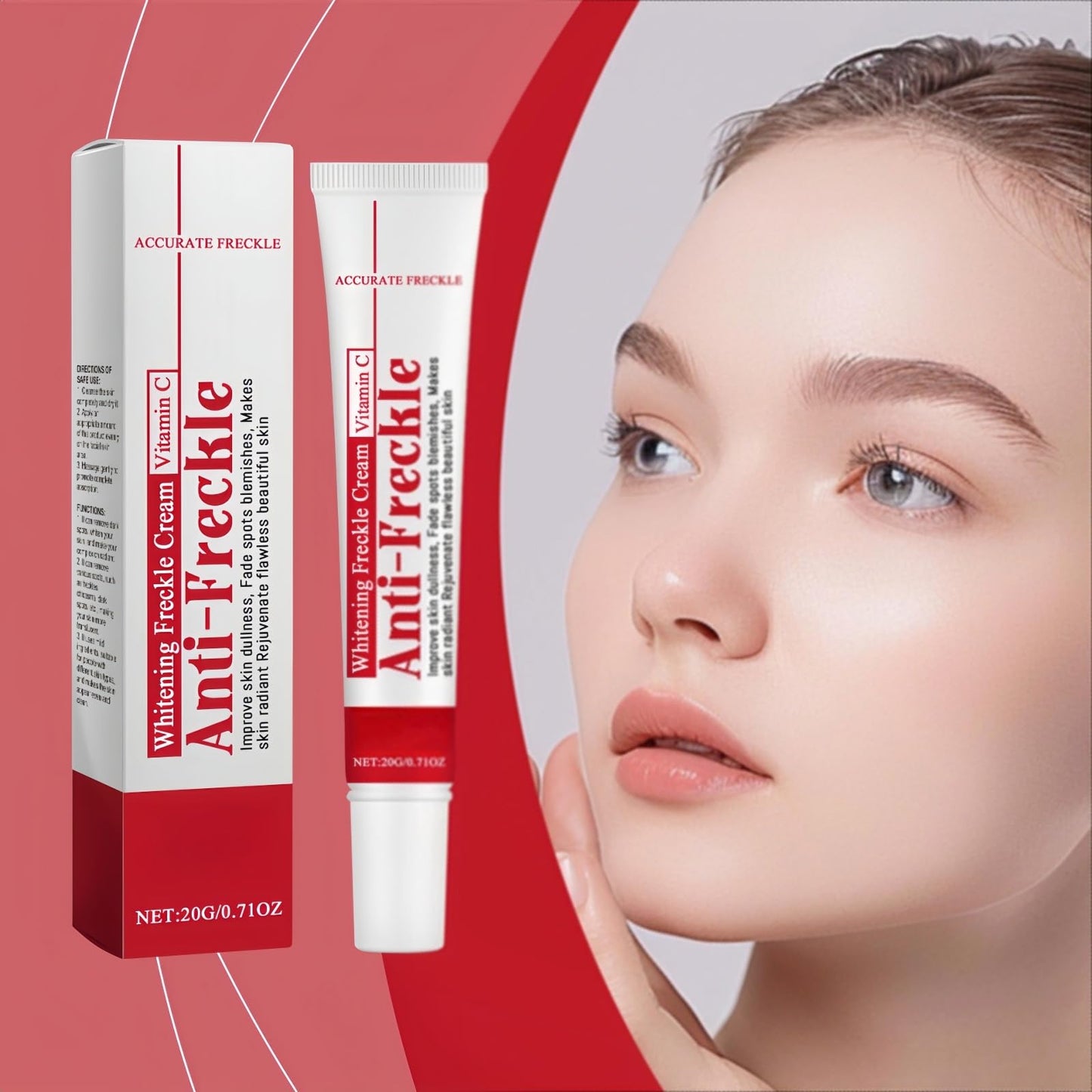 20g Whitening Freckle Cream,Spot Removal Treatment Cream,Dark Spots Removal cream for Face,Sp/ot Off Freckle Whitening Cr/eam,Frec/kle Remover Crea/m,Anti Blemish Face cre/am