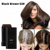 Safe and Convenient Comb Hair Dye,2-in-1 Hair Dye Comb,Fast-Acting Comb-Over D/ye,Waterproof and Sweat-Proof H/air D/ye C/omb,H/air Color Stick,Portable Ha/ir Colouring Cream(Black Brown,02#)