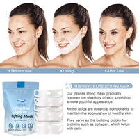 ThamGlow 3-Pack V Line Face Lifting Chin Mask, V Edge Patches Face Lift & Sculpt Chin Lift Mask – Anti-Sagging V-Shape Treatment | Visible Firming For Jawline & Neck | Hydrate & Smooth Skin Texture