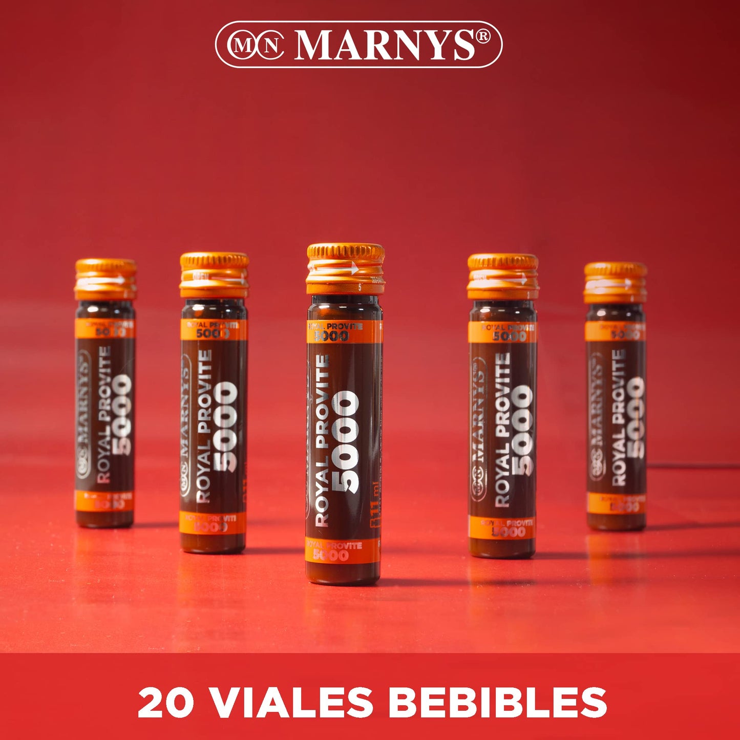 Marny's Marny's Pure Real Jelly 3,850 mg - Royal Provite 5000 - Maximum Energy for Special Periods - 20 Vials 415 g