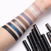 LANGMANNI 8Pcs Eyeshadow Stick Gift Set,Soft Smooth Cream With Matte Earth & Metal Colors, Waterproof & Long-Lasting, Beauty & Personal Care Eye Shadow Stick For Daily Makeup & Special Occasions (#C)