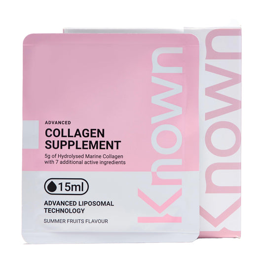 Advanced Collagen Supplement by Known Nutrition with Vitamin C | Liposomal Technology | 14 One-a-Day 5g Collagen Sachets | Supporting Hair, Skin & Nails | Summer Fruits (14 Day Supply)