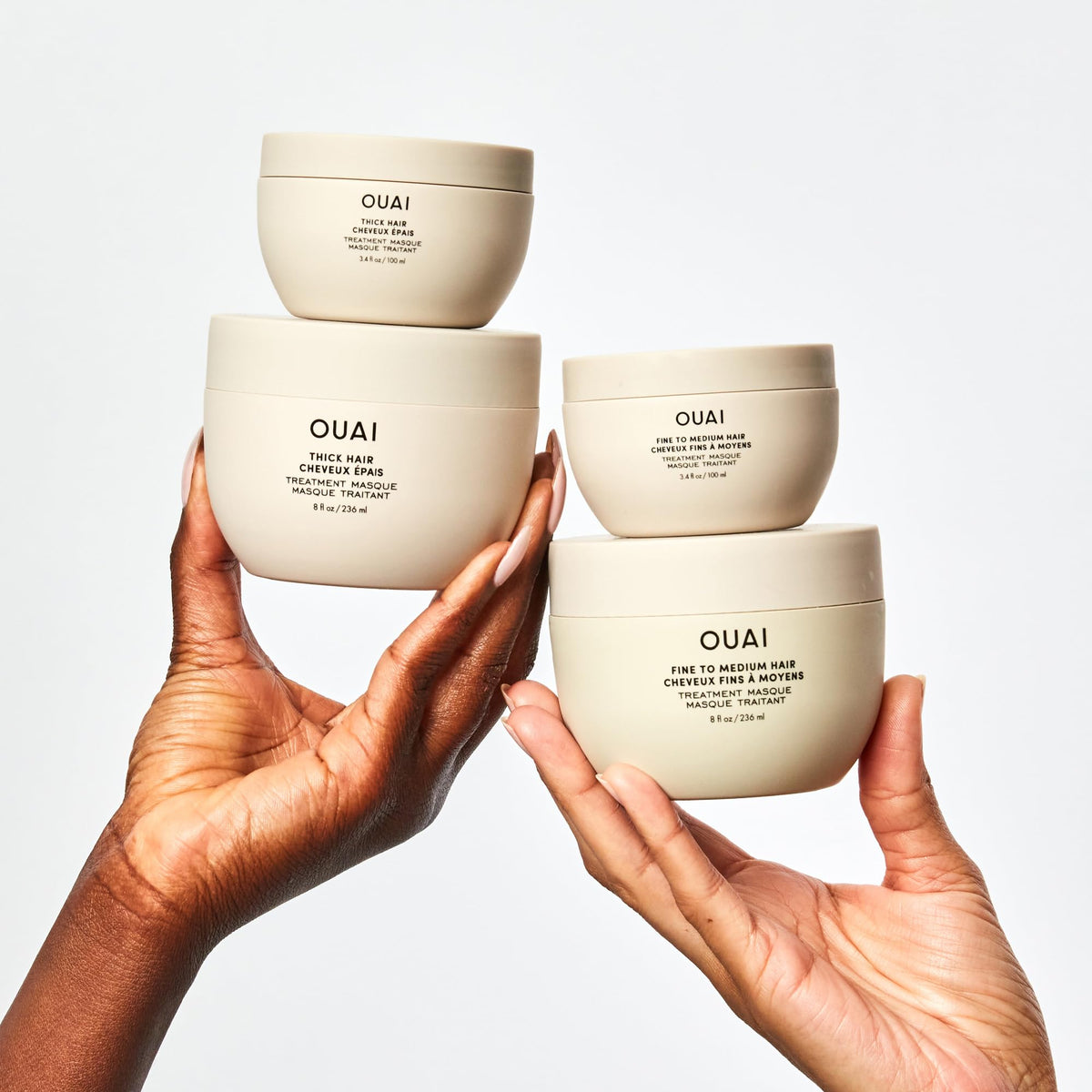 Ouai OUAI Fine to Medium Hair Treatment Masque Travel Size - Hair Mask for Hair Repair, Hydration and Shine - With Shea Butter, Keratin and Panthenol - Paraben, Phthalate and Sulfate Free Hair Care - 100ml