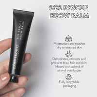 HD Brows HD BROWS SOS Rescue Brow Balm, Multi-Purpose Care Balm, Infused with a Blend of Oils, Vegan-Friendly, Fully Recyclable Packaging