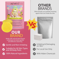 THE ISMA Kojic Acid and Turmeric Pads, 60pcs Turmeric Kojic Acid Cleansing Pads, Facial Sponges for Cleansing, Balance Skin Oil And Water,Gentle & Non-Irritating