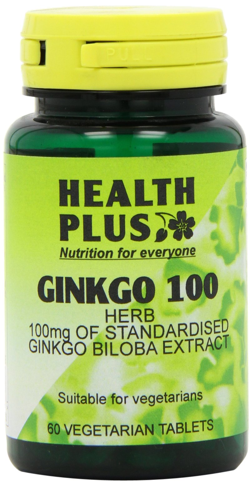 Health Plus Ginkgo 100 Memory Plant Supplement - 60 Tablets