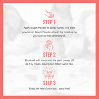 Beach Powder, 1 x Original Beach Powder (100g), 1 x Beach Powder Shimmer (85g) | Removes Sand Effortlessly for Wonderfully Smooth Skin | Beach Skin Care - Eco-Friendly, Allergen-Free, Talc Free