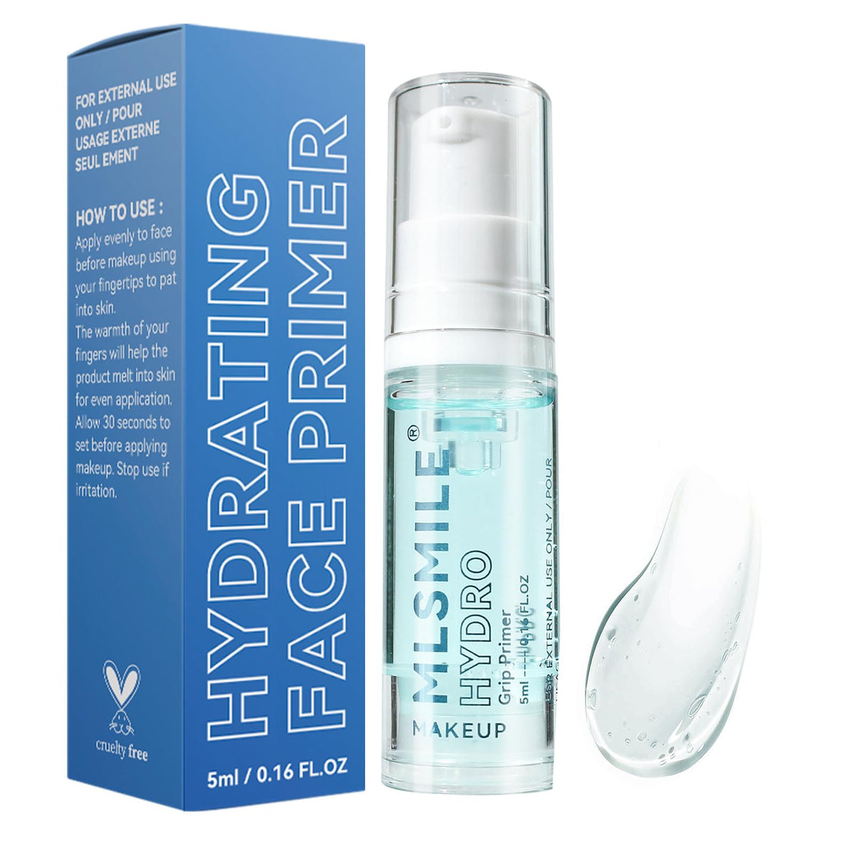 Luzvienzee Face Primer Makeup, Hydrating Pore Minimizer Makeup Primer Under Foundation, Deeply Moisturizing Smoothing Clear Matte Primer for Dry Skin