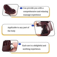 louuuou 2 PCS Meridian Brush Massage Brush, Acupressure Meridian Massage Brush Body Body Brushes Scalp Brush Full Body Relaxation Comb Relax Relieving Stress Meridians Brushes Massages Tool for Men and Women