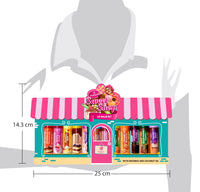 Beauty4Britain Kids Lip Balm Set Sweet Shop - 12 Different Dessert Flavours, Beeswax & Coconut Oil, Colourless, for Girls and Boys