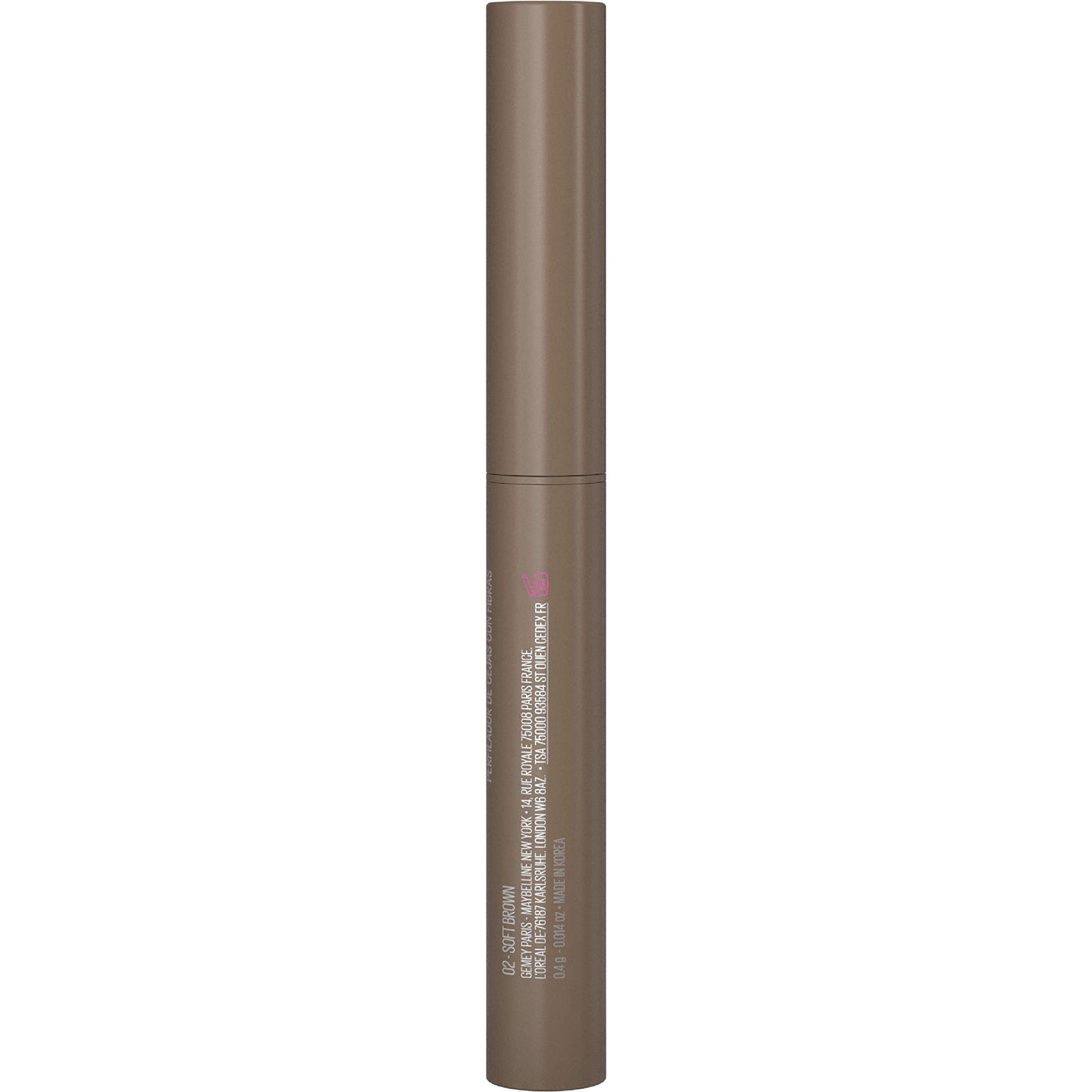 Maybelline New York Brow Extensions Eyebrow Pomade Crayon Defining Eyebrow, 02 Soft Brown