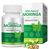 FSLHCY Moringa Capsules 800mg, Rich Moringa Powder Supports Energy, Joint & Immunity & Gut Health, Overall Vitality, Pure Vegan Extract Non-GMO (60pcs)
