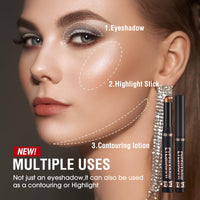 LANGMANNI 8Pcs Eyeshadow Stick Gift Set,Soft Smooth Cream With Matte Earth & Metal Colors, Waterproof & Long-Lasting, Beauty & Personal Care Eye Shadow Stick For Daily Makeup & Special Occasions (#B)