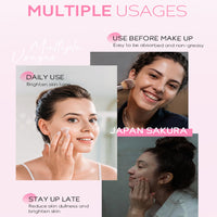 DMQ 12pcs Skincare Gifts Set For Teenage Girls,Cherry Blossom Skincare Sets,High Moisturize Sakura Skincare Gift for Women, including Cleanser,Hydrosol,Serum,Cream,Eye Cream,Mask,Lip Mask,Mud Mask