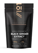 ALPHA01 Black Ginger Extract 1950mg – High Strength 4% Dimethoxyflavone (6mg) - 90 Vegan Capsules (3 Month Supply) - Resealable and Recyclable Pouch – By Alpha01